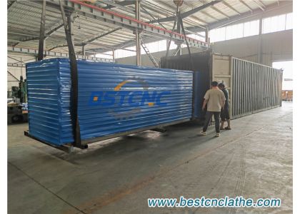 Q1322X8000MM MANUAL LATHE DELIVERY TO RUSSIA.