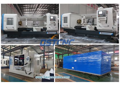 CK6180 heavy duty cnc lathe and VMC1270 cnc machining center delivery to Russia . Details determine success or failure, quality determines the future！